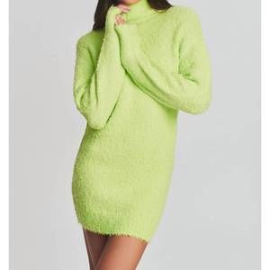 NEW SER.O.YA charlie boucle sweater dress in lime